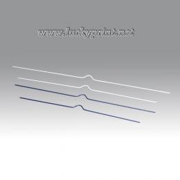 リング製本カレンダー用吊棒　300mm(100本入り)  白/黒 壁掛けカレンダーハンガー ワイヤー