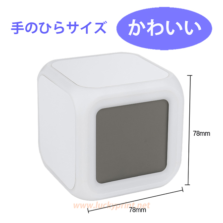 転写用時計 10個セット / 温度表示機能付き 3面転写可能 7色変色