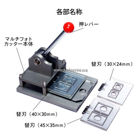 マルチフォトカッター(マルチ証明写真カッター)セット