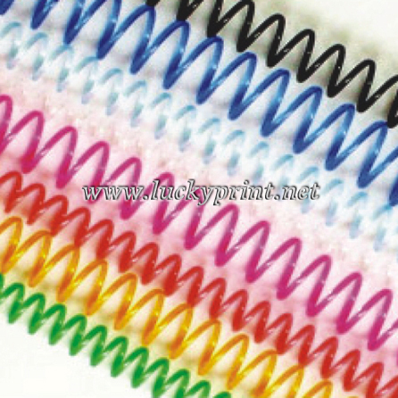 スパイラルリング 8mm (100本入り)  白/黒