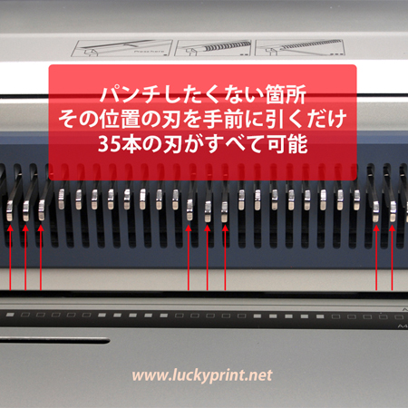 ツインリング製本機 35穴 スタンダード機/ 金属ダブルリング製本機 業務用 オフィス用バインダー